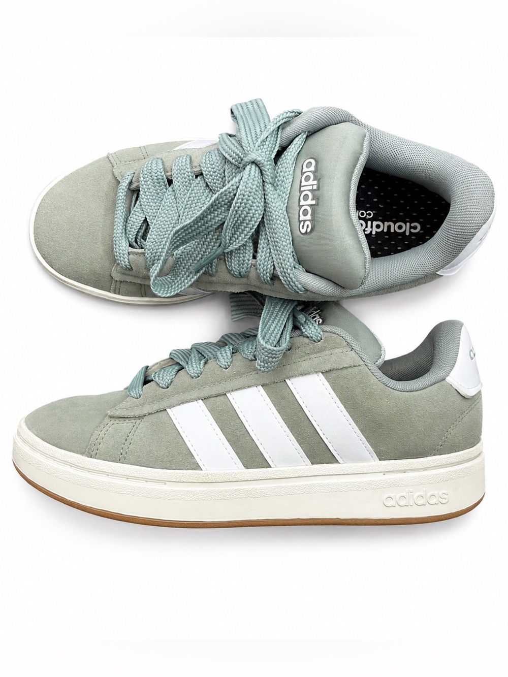 Adidas Cloudfoam Comfort Grand Court Alpha 00s Suede Sneakers | Women’s Size 7.5